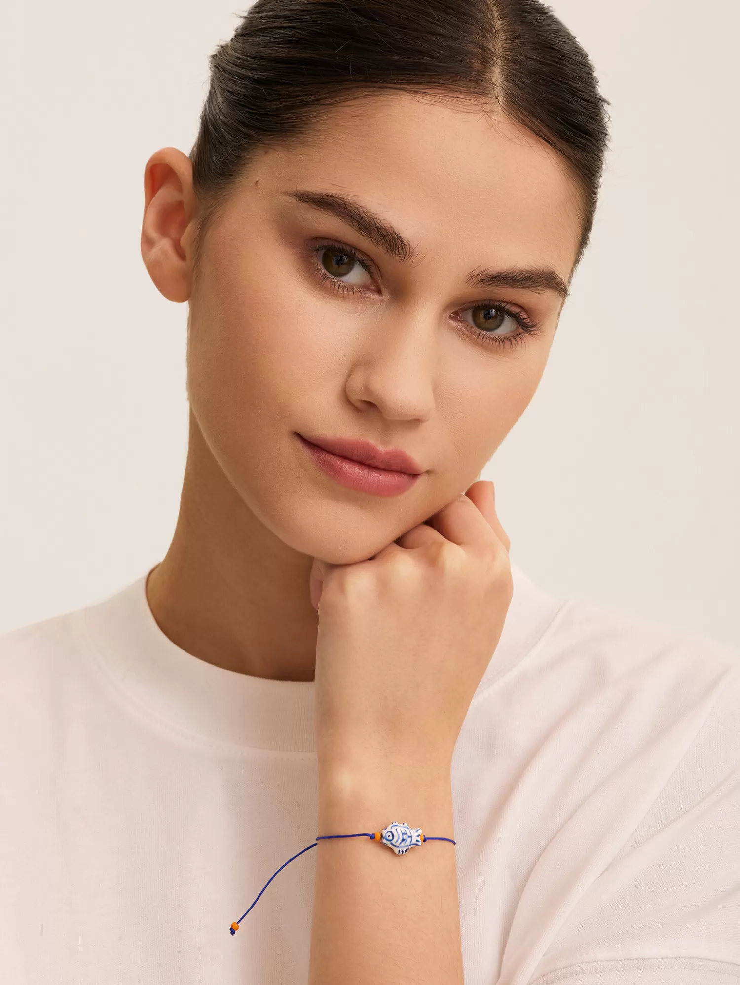 Store Les Soeurs Armband Fie Fish Blue