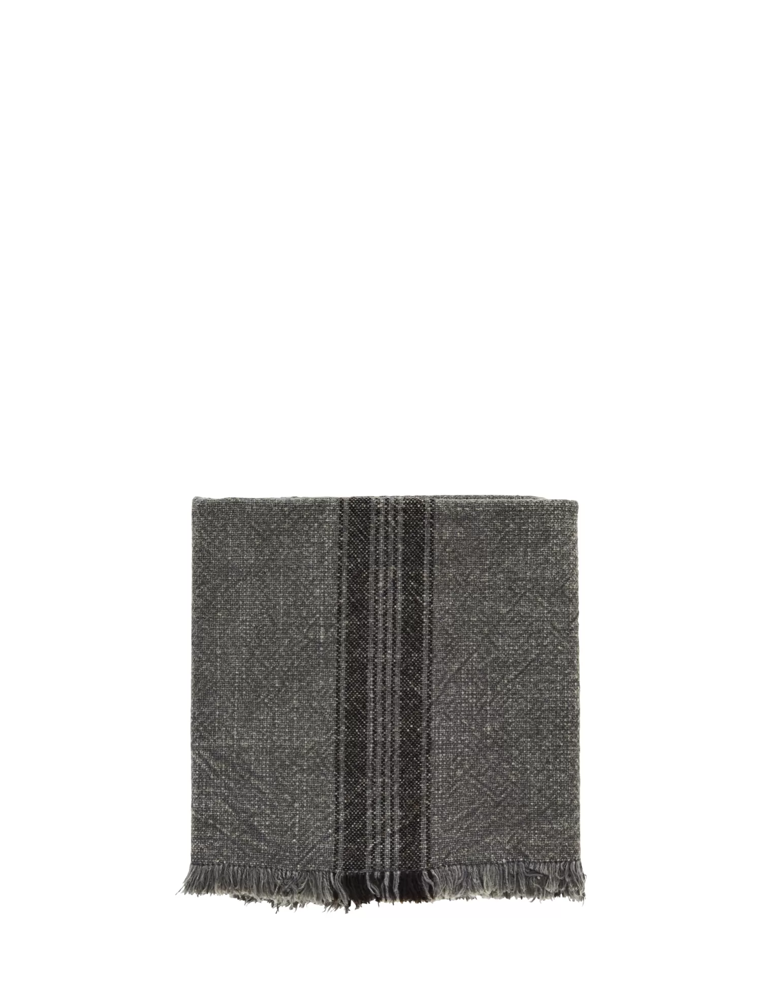 Flash Sale Madam Stoltz Gestreepte Keukenhanddoek Dark Grey, Black