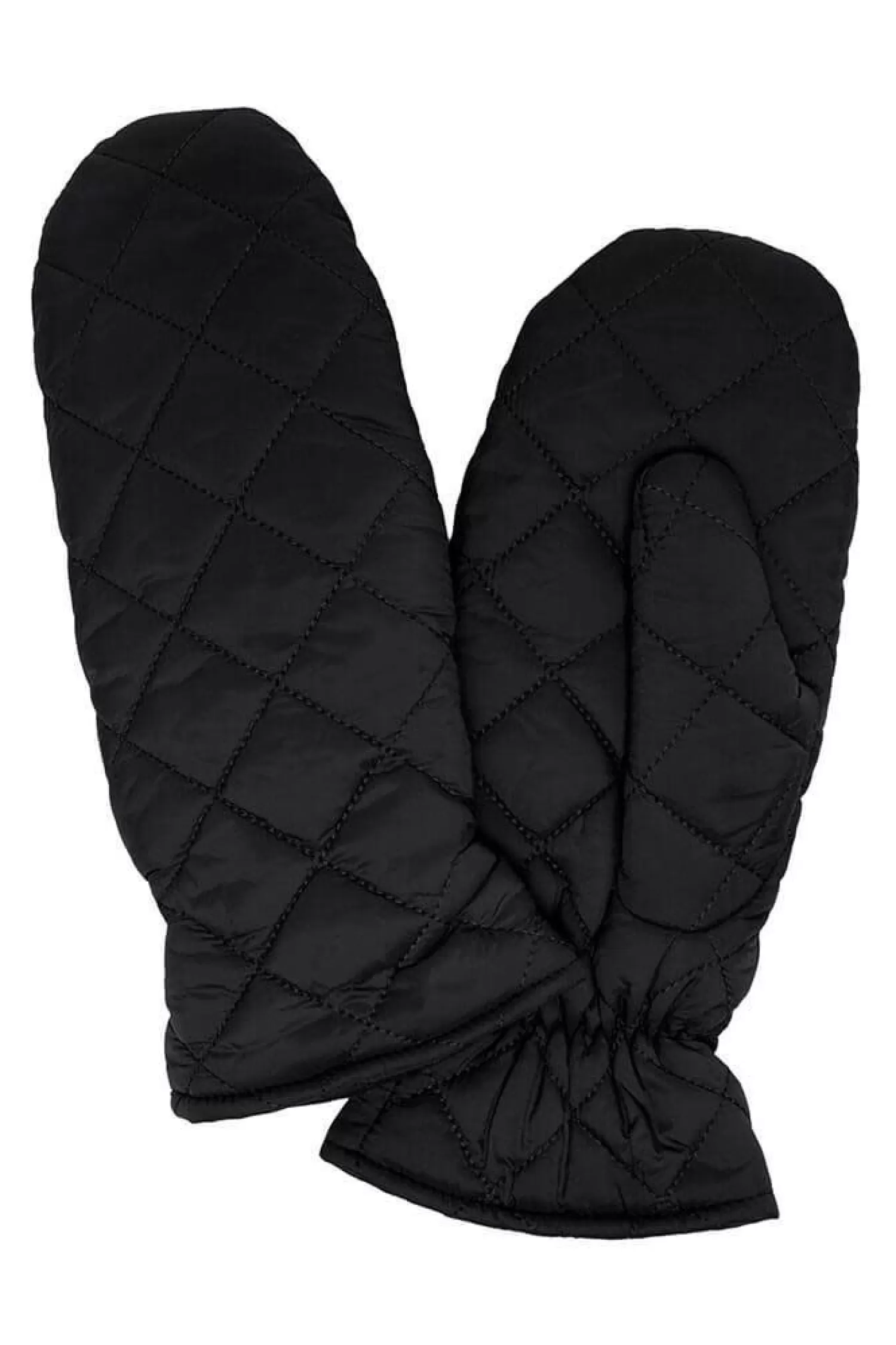 Shop Selected Gewatteerde Wanten Amada Black