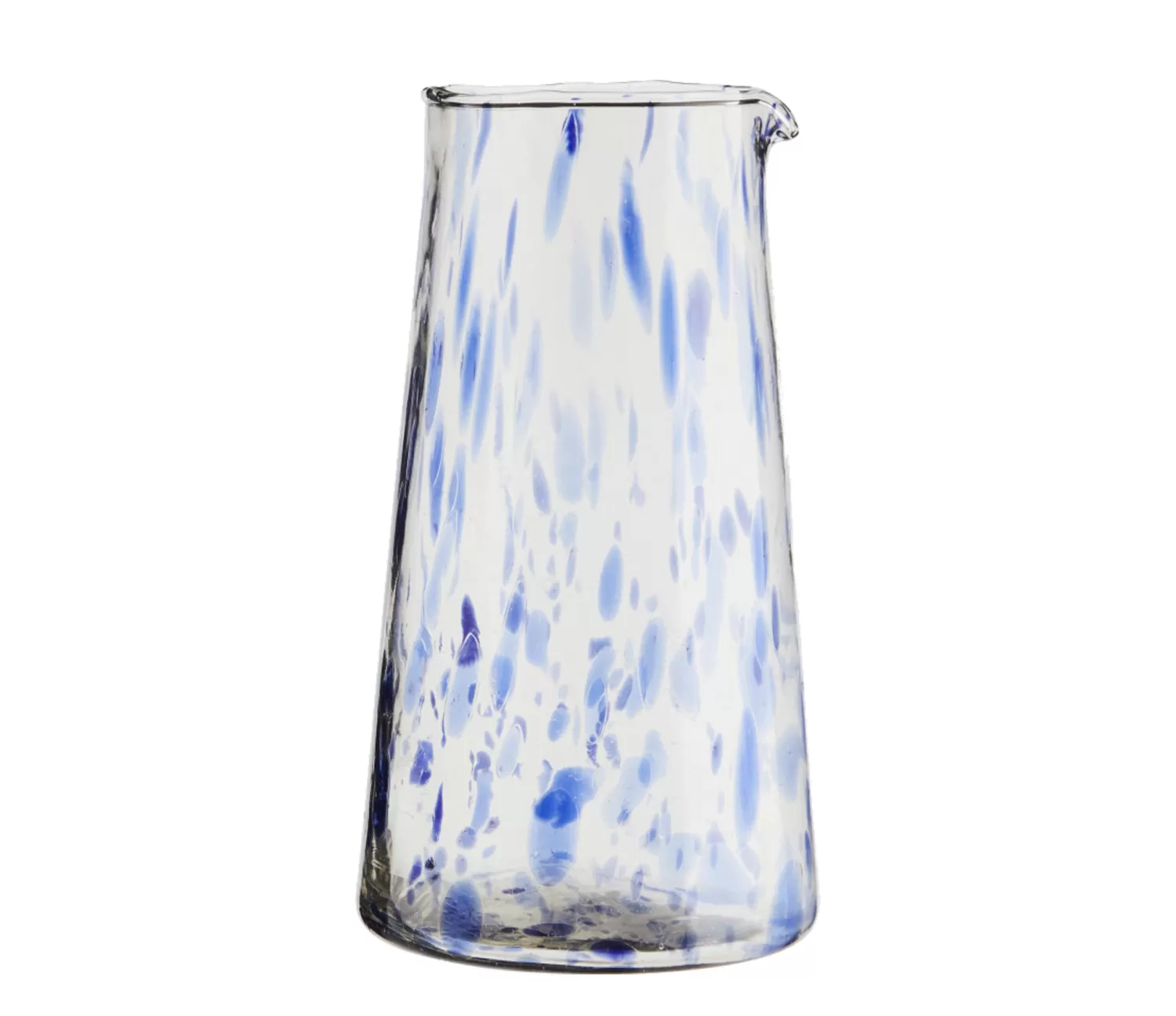 Cheap Madam Stoltz Glazen Kan Clear Blue
