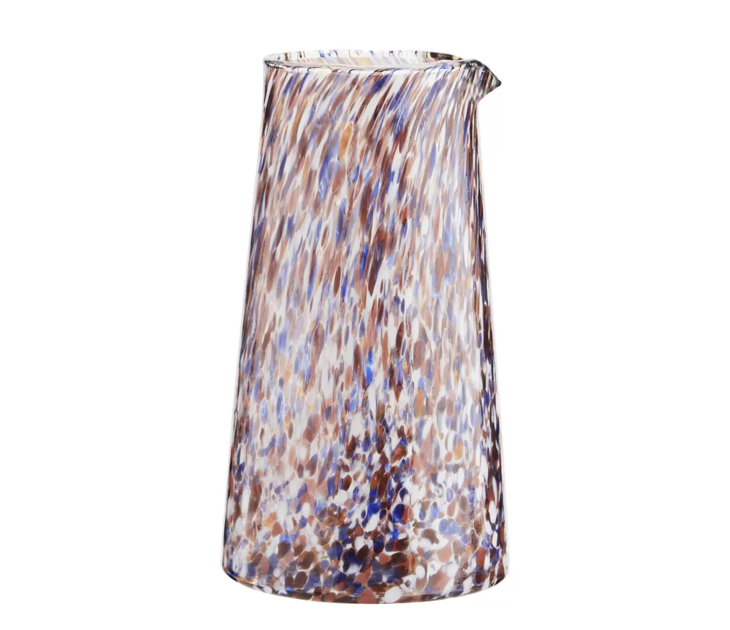 Best Madam Stoltz Glazen Kan Orange/Blue/Clear/White