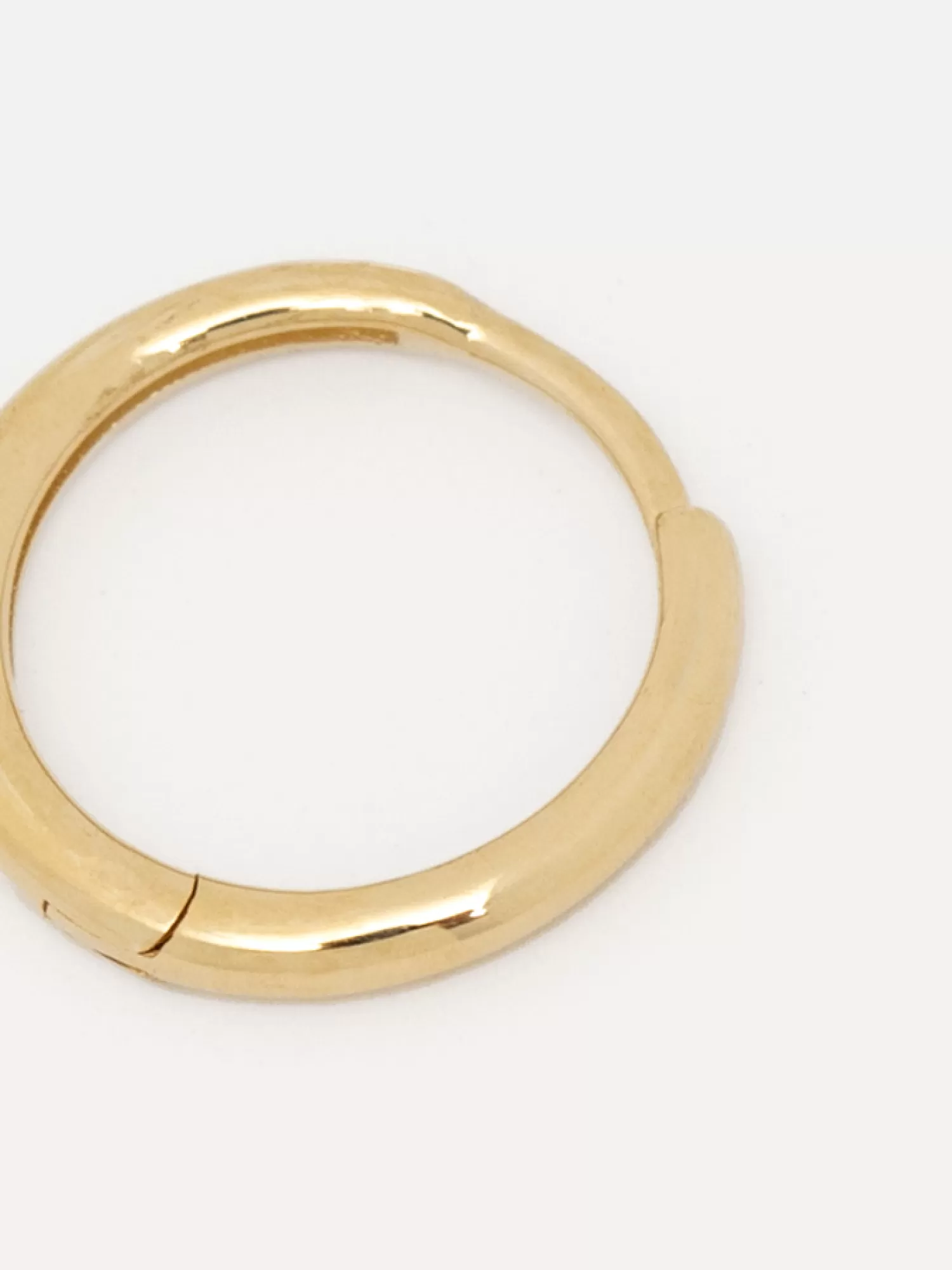 Hot Les Soeurs 14K Oorbel Jeff Fine Hoop Gold
