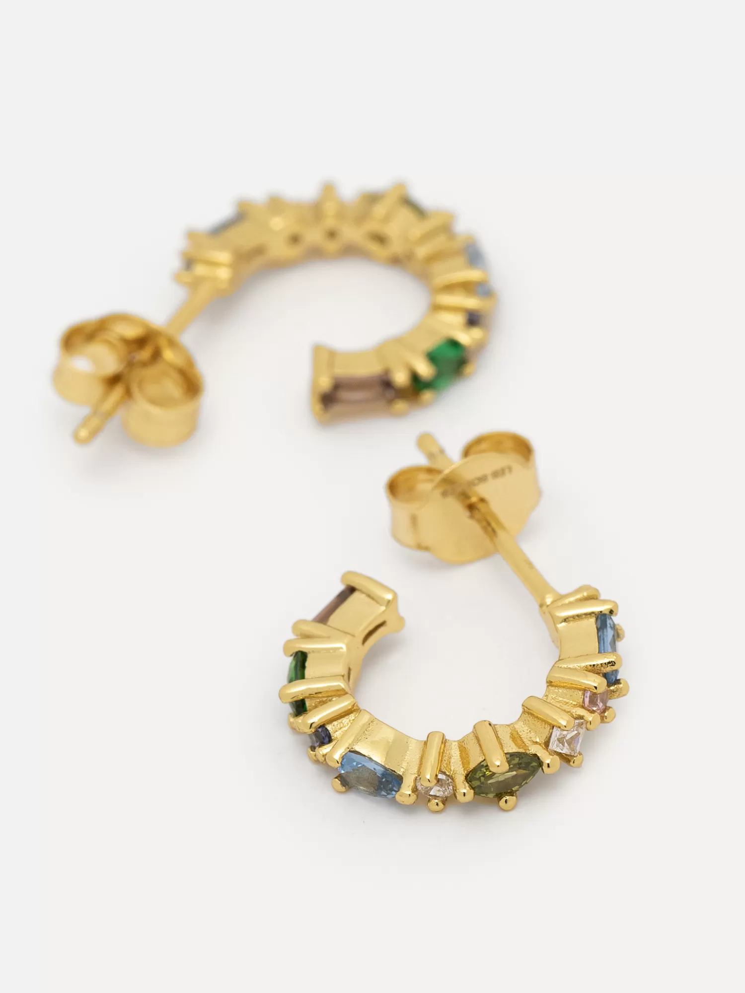 Discount Les Soeurs Oorbellen Set Cara Pastel Gold Zirkonia
