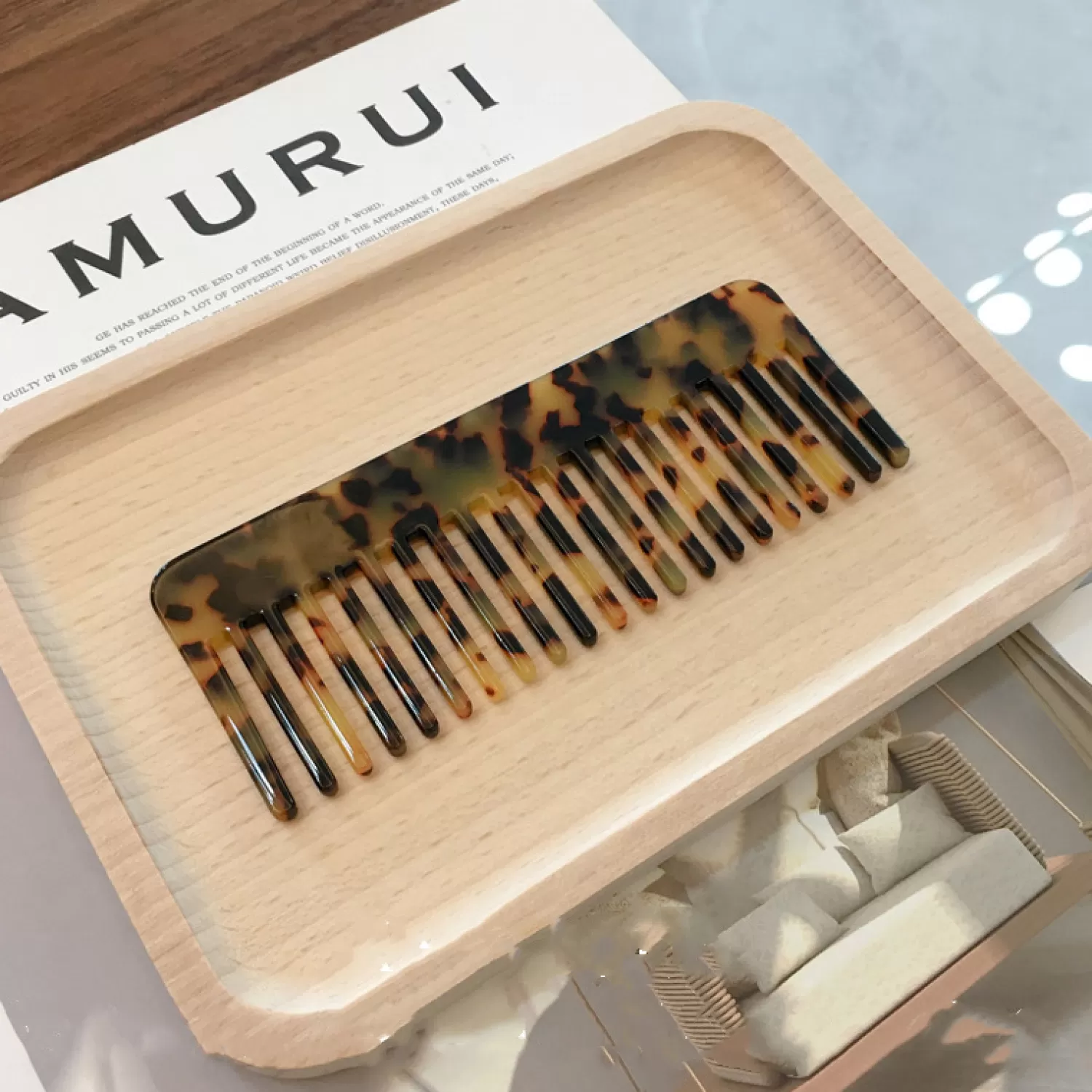 Store Les Soeurs Resin Comb Dark Tortue