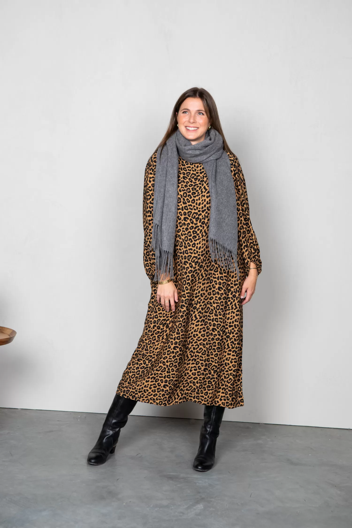 Online MBYM Scarf Stacy Light Grey Melange