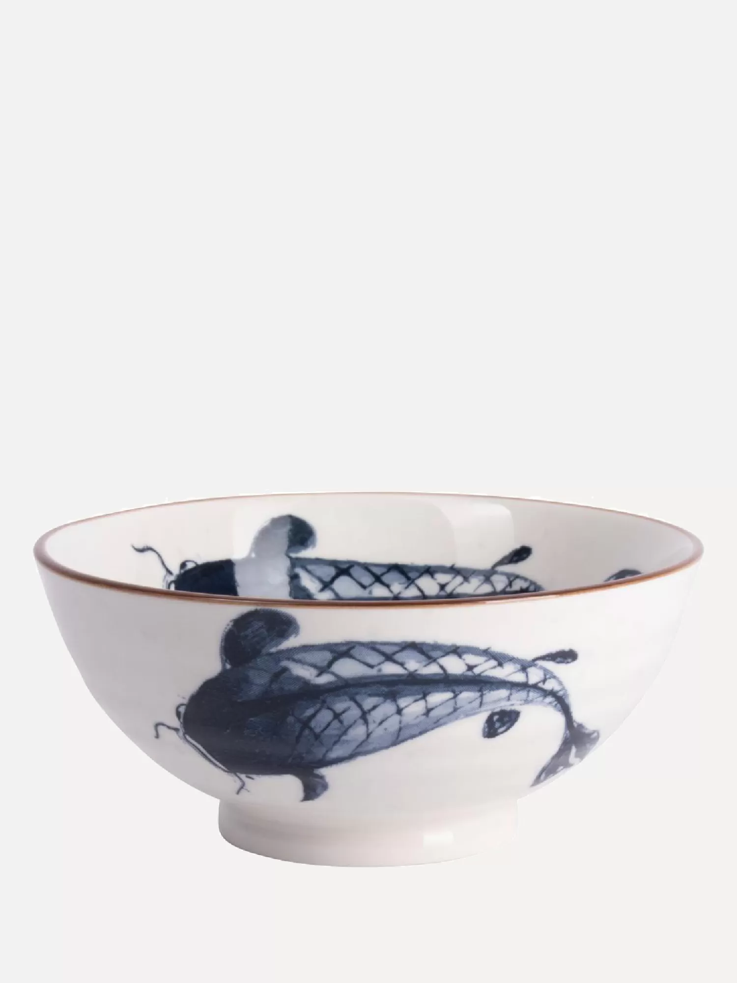 Store Gusta Schaaltje Koi Blauw/Wit