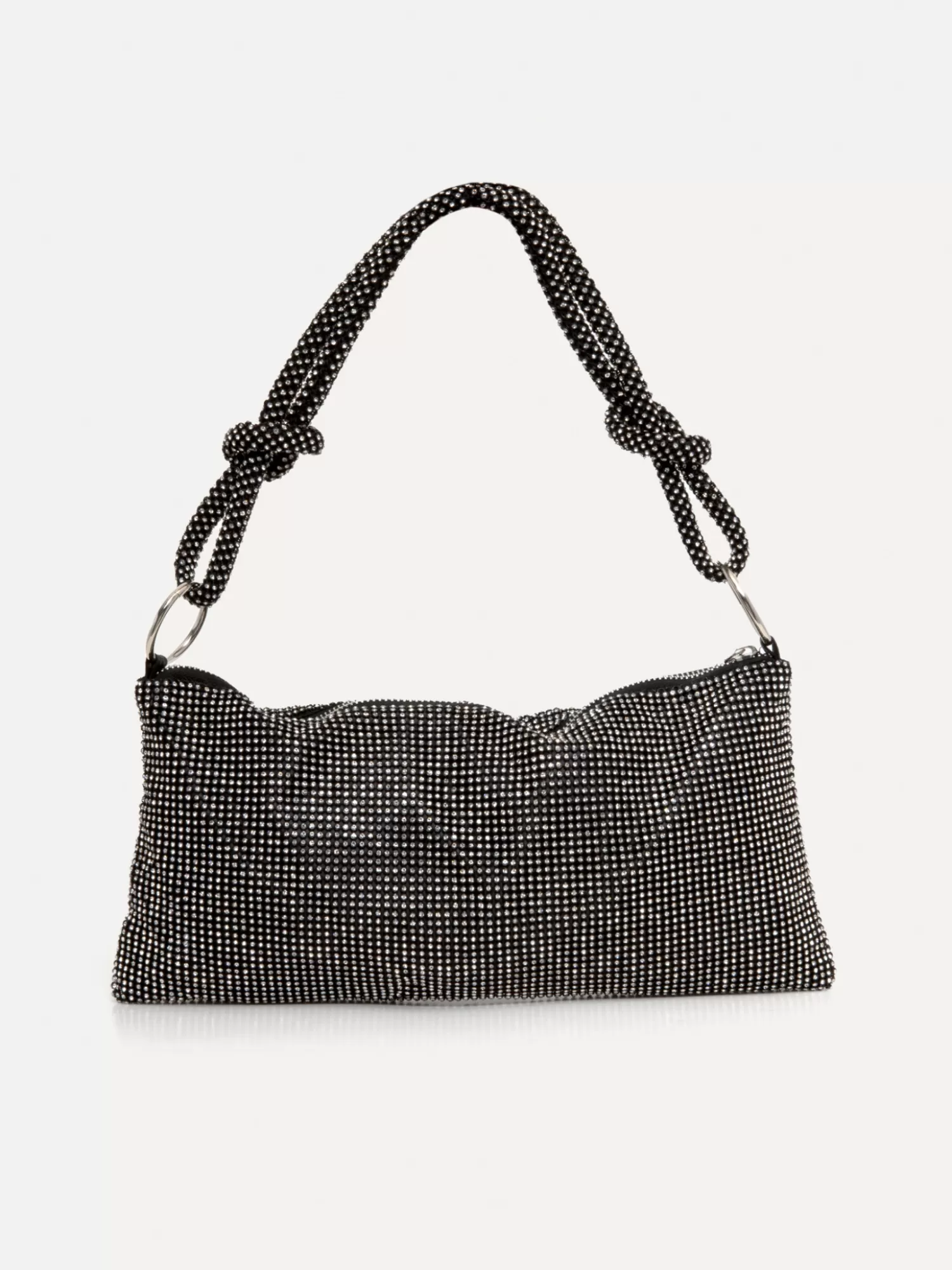 Hot Le Marais Schoudertas Yuna Black/Silver Strass