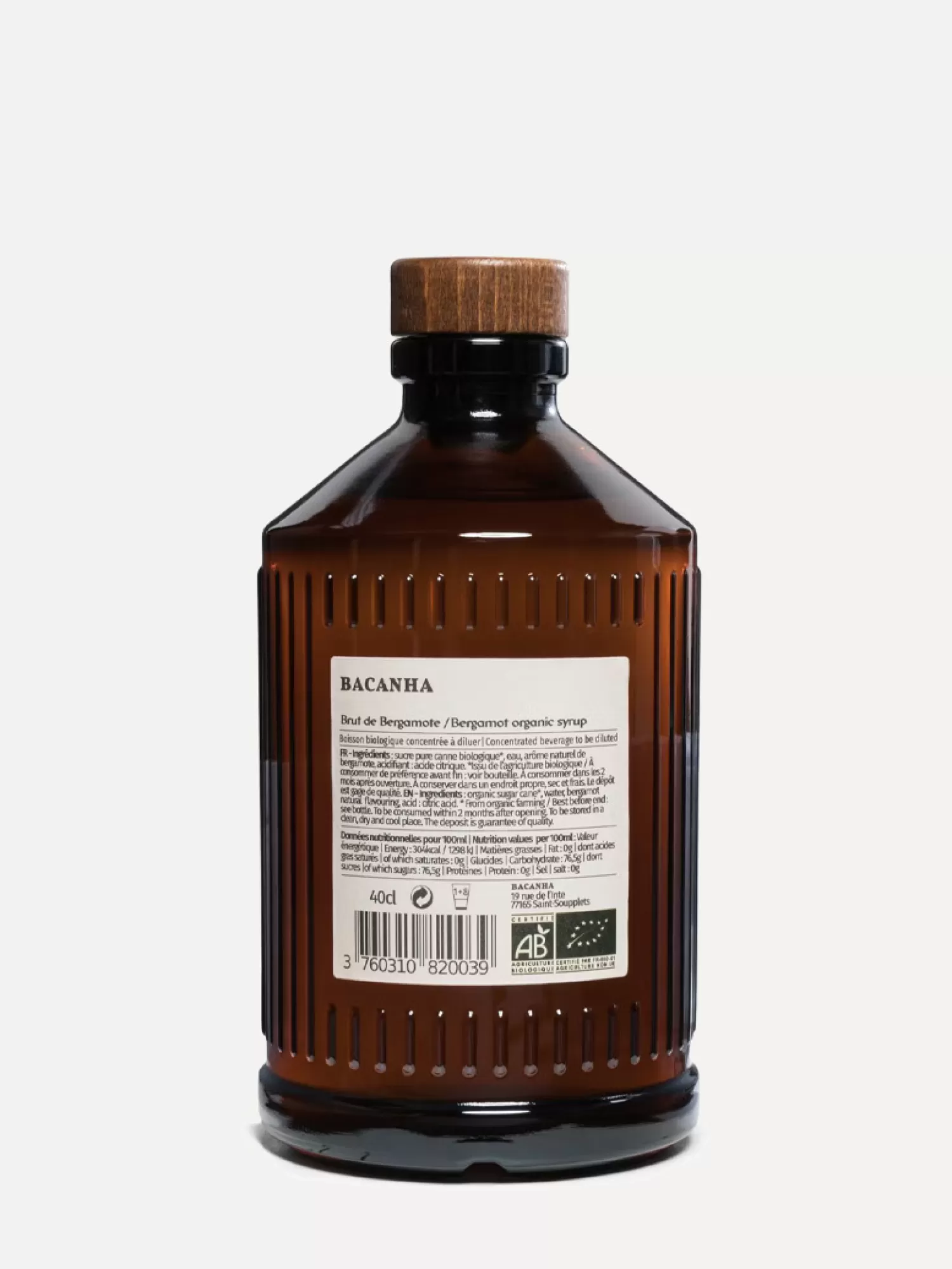 Store Bacanha Siroop Brut De Bergamote
