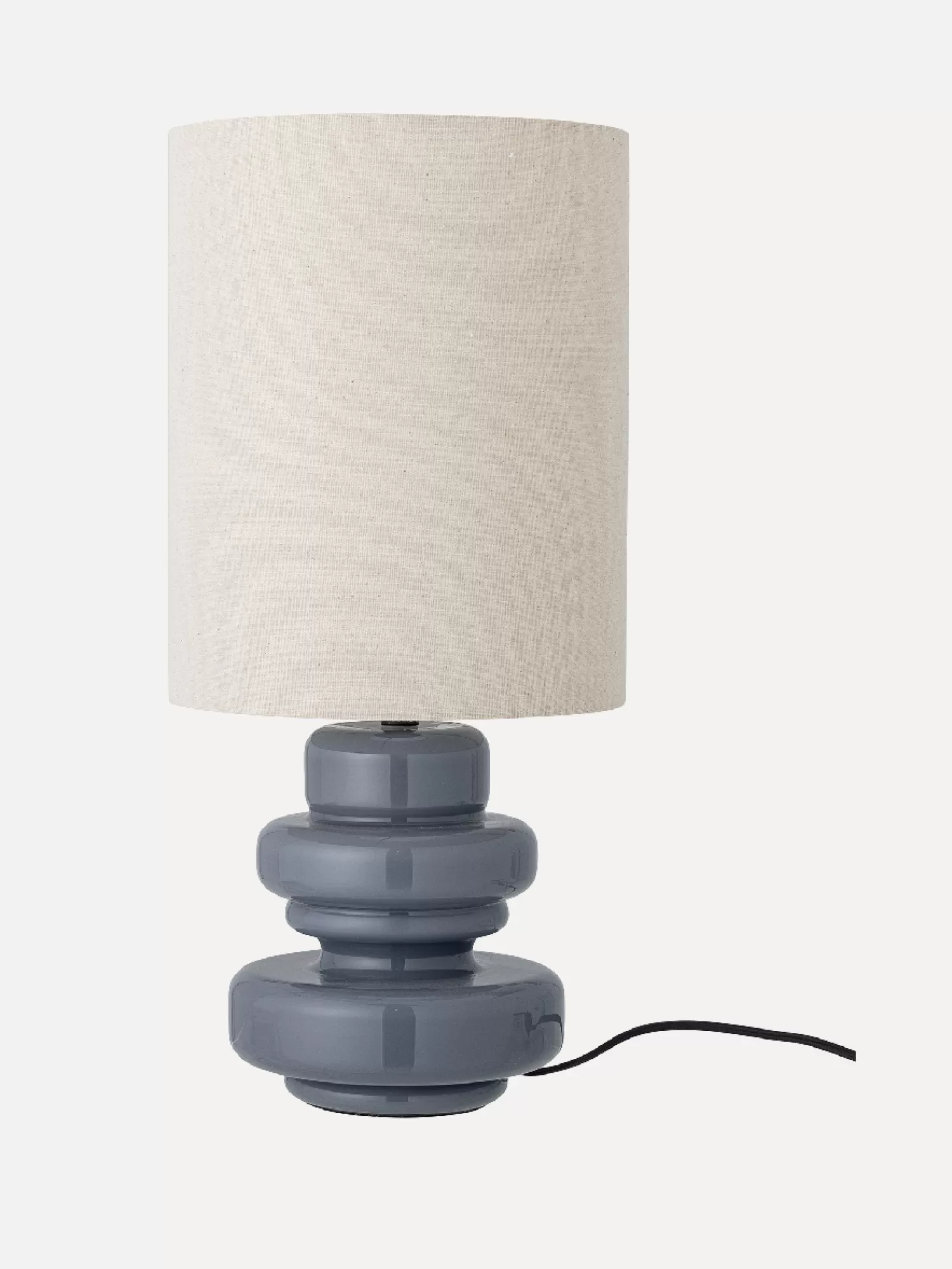 Clearance Bloomingville Tafellamp Fabiola Blue Glass