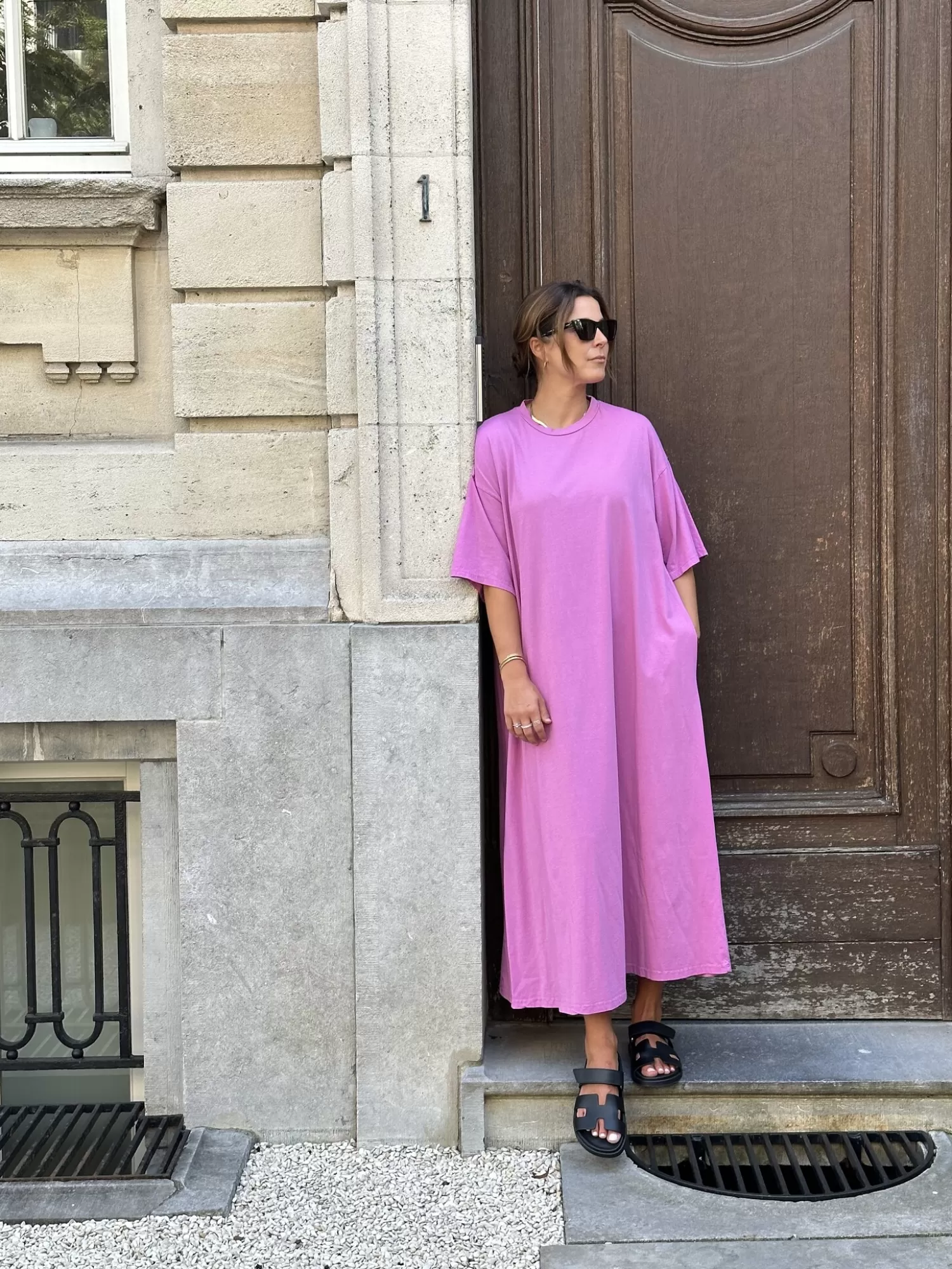 New Le Marais T-Shirt Jurk Yara Mauve