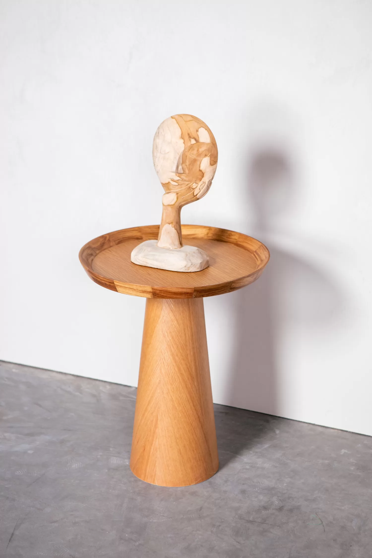 New Bloomingville Wood Head Sculpture