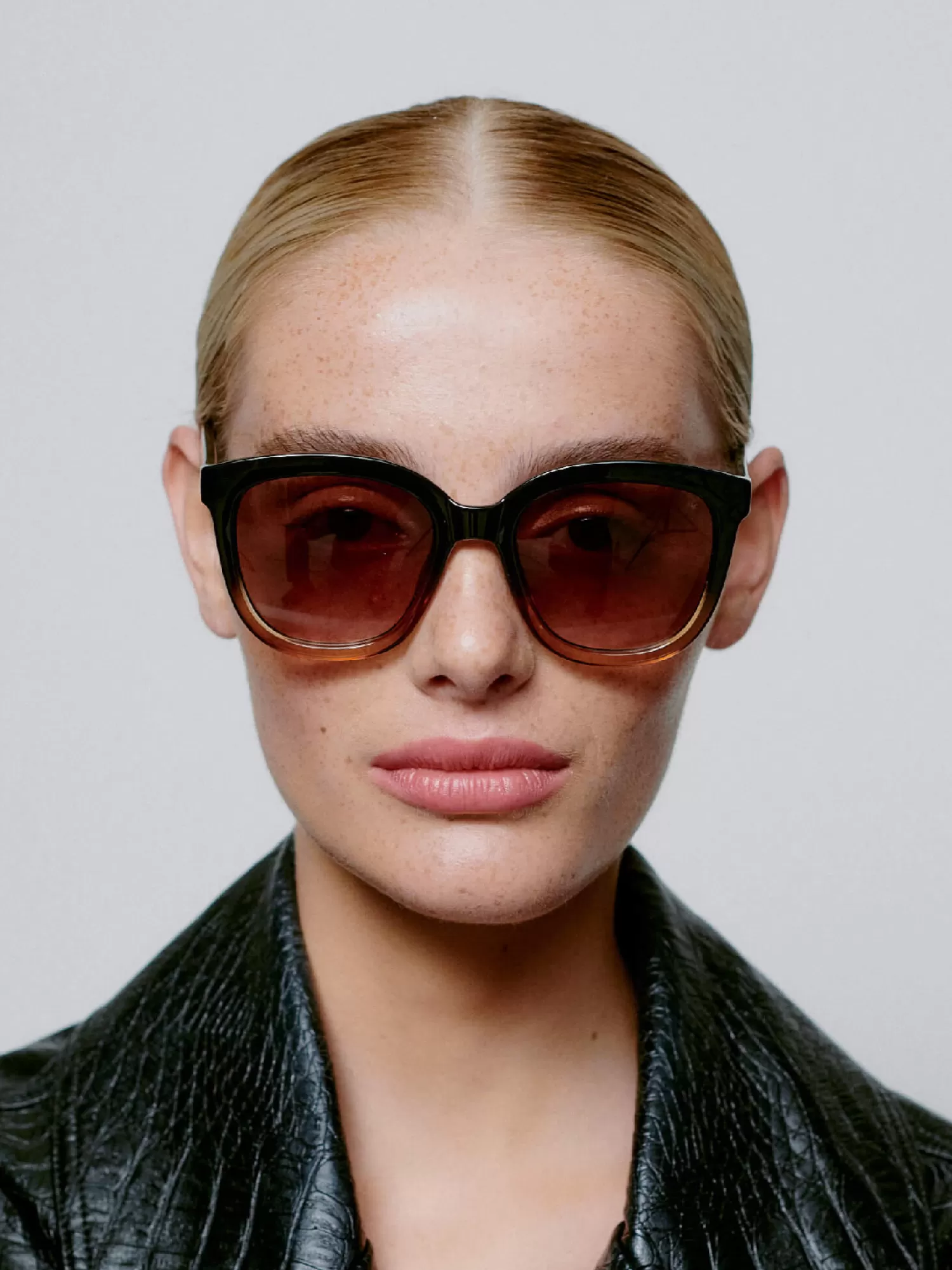 Discount A.Kjaerbede Zonnebril Billy Black/Brown Transparent